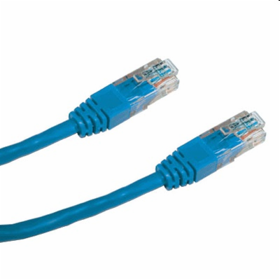 DATACOM Patch cord UTP CAT5E 1,5m modrý