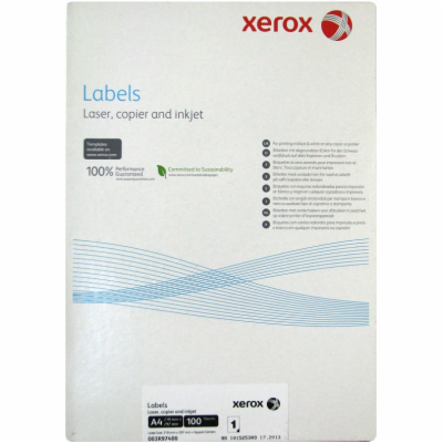 Xerox 003R97400 Xerox Papír - Bílé samolepicí štítky pro ...