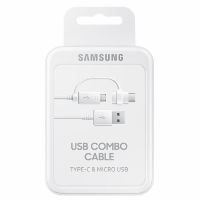 Samsung datový kabel EP-DG930DWE Combo, USB->USB-C/micro ...