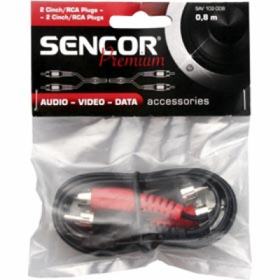 Sencor SAV 102-025 2x Cinch/RCA konektor - 2x Cinch/RCA k...