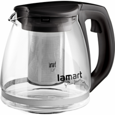 Lamart LT7025 Konvice na čaj VERRE 1,1 l, černá