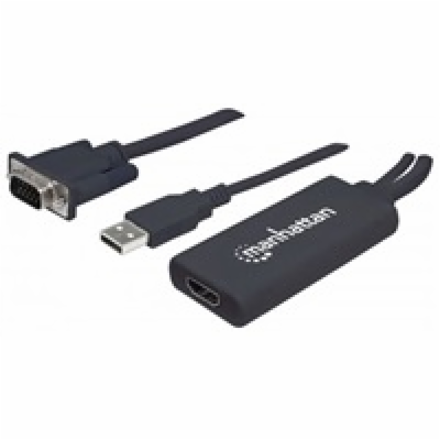 Manhattan 152426 MANHATTAN Převodník z VGA a USB na HDMI