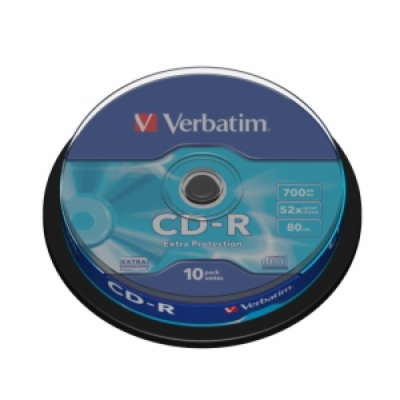 VERBATIM CD-R(10-Pack)Spindle/EP/DL/52x/700MB