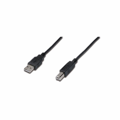 Digitus Připojovací kabel USB 2.0, typ A - B M / M, 1,0 m...