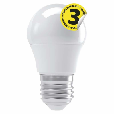 Emos LED žárovka MINI GLOBE, 4W/30W E27, WW teplá bílá, 3...