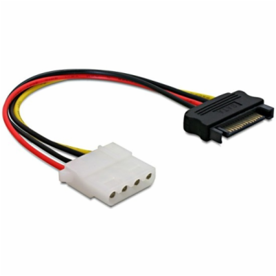 Delock Power Adapter SATA 15-pin samec na Molex samice 4-...