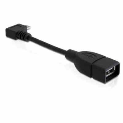 Delock Adapter USB micro-B samec pravoúhlý > USB 2.0-A sa...