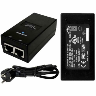 Ubiquiti POE-24, PoE adapter 24V/1A (24W), včetně napájec...