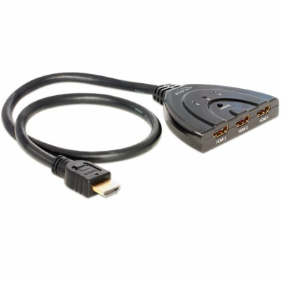 Delock HDMI 3 - 1 obousměrný Switch / Spliter