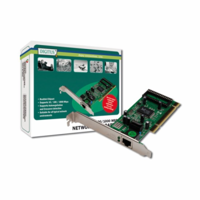 Digitus Gigabit Ethernet PCI karta 32-bit, včetně držáku ...