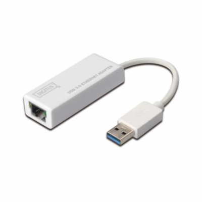 Digitus USB 3.0 adaptér na Gigabit Ethernet , 1x RJ45, US...