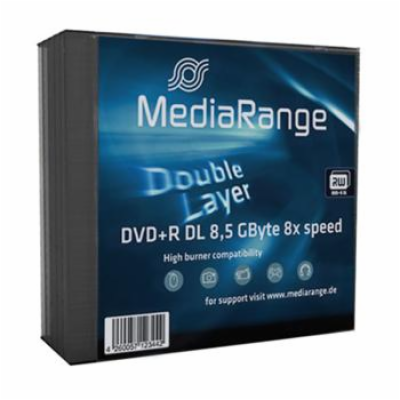 MEDIARANGE DVD+R 8,5GB 8x Dual Layer slimcase 5ks