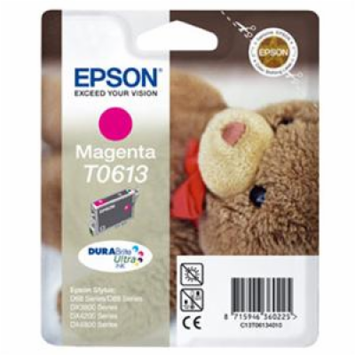 EPSON cartridge T0613 magenta (medvídek)