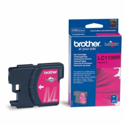 Brother LC-1100M (ink. magenta, 325 str. @ 5%)