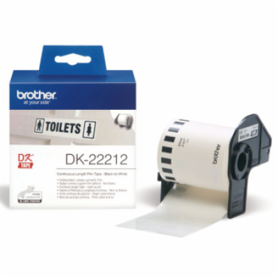 Brother - DK-22212 (bílá filmová role 62mm x 15,24m)