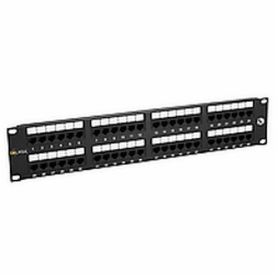 Solarix SX48-5E-UTP-BK 19" Patch panel Solarix 48 x RJ45 ...