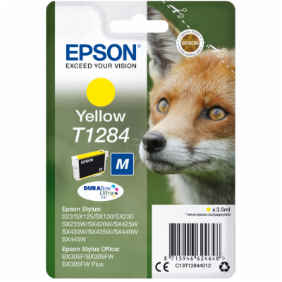 Yellow Ink Cartridge  (T1284)