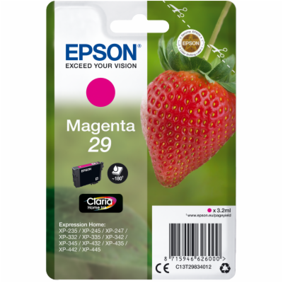 EPSON Singlepack Magenta 29 Claria Home Ink