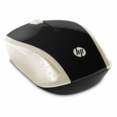 HP myš - 200 Mouse, Wireless, Silk Gold