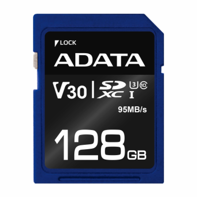 ADATA V30S/SDXC/128GB/UHS-I U3 / Class 10