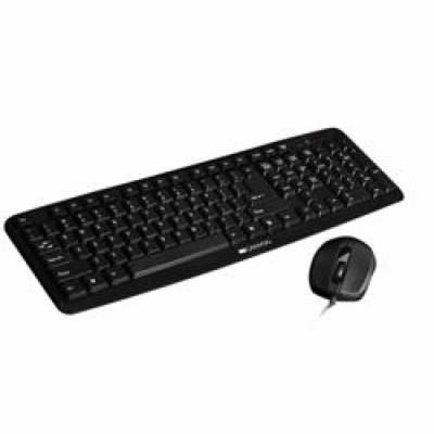 CANYON Multimedia wired keyboard, 105 keys, slim and brus...