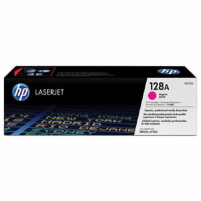 HP 128A Magenta LJ Toner Cart, CE323A (1,300 pages)