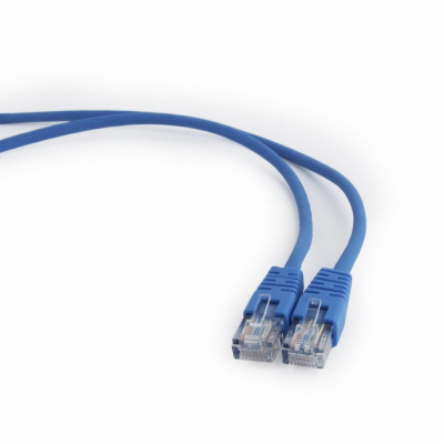 GEMBIRD kabel patchcord Cat5e UTP 1m, modrý