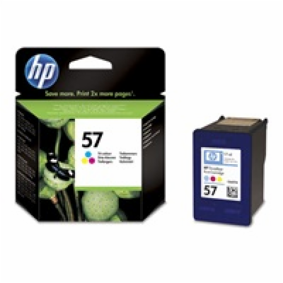 HP 57 Tri-color Ink Cart, 17 ml, C6657AE (500 pages)