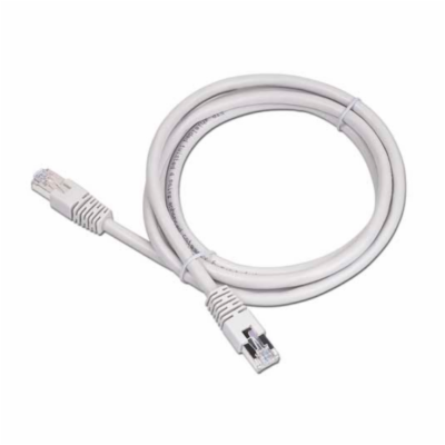 GEMBIRD kabel patchcord Cat5e stíněný FTP 15m, šedý