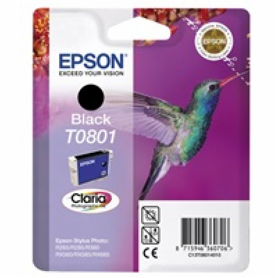 EPSON cartridge T0801 black (kolibřík)