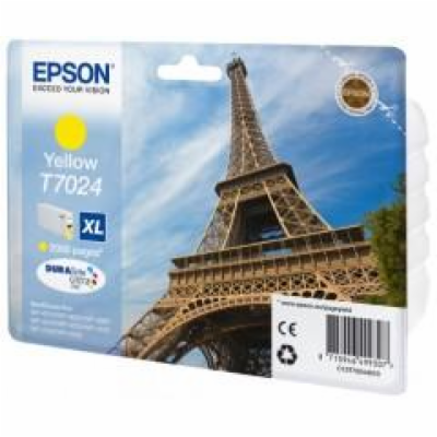 EPSON Ink bar WorkForce-4000/4500 - Yellow XL - 2000str. ...