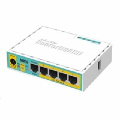 MikroTik RouterBOARD hEX PoE Lite, 650MHz CPU, 64MB RAM, ...