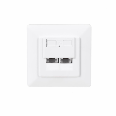 NETRACK 106-04 complete flush-mounted outlet 2xRJ45 8p8c ...