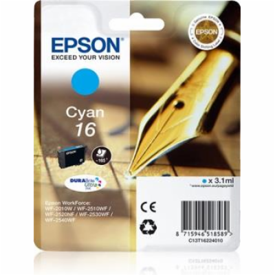 Epson Singlepack Cyan 16 DURABrite Ultra Ink