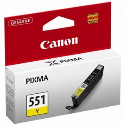 Canon CARTRIDGE CLI-551Y žlutá pro Pixma iP, Pixma iX, Pi...