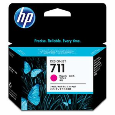 HP CZ135A - originální HP 711 Magenta DJ Ink Cart, 29 ml,...