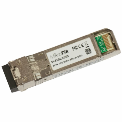 MikroTik SFP+ (miniGBIC) modul S+85DLC03D, MM, 300m, 10G