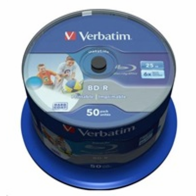 VERBATIM BD-R SL Datalife HTL (50-pack)Blu-Ray/Spindle/6x...