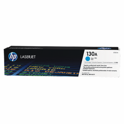 HP 130A Cyan LJ Toner Cart, CF351A (1,000 pages)