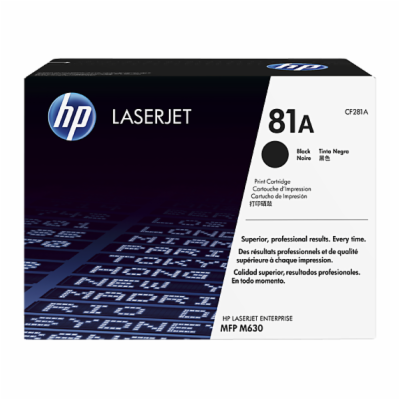 HP 81A originální tonerová kazeta černá CF281A HP 81A Bla...