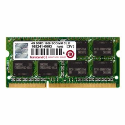 Transcend paměť SODIMM DDR3 4GB 1600MHz 1Rx8 CL11