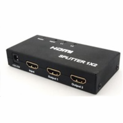 PREMIUMCORD HDMI splitter 1-2 porty kovový s napájením, 4...