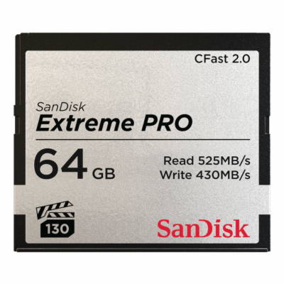 SanDisk CFAST 2.0 64GB Extreme Pro (515 MB/s)