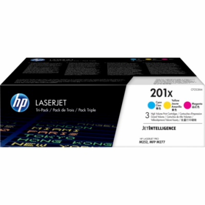 HP CF253XM - originální HP 201X 3-pack High Yield Cyan/Ma...