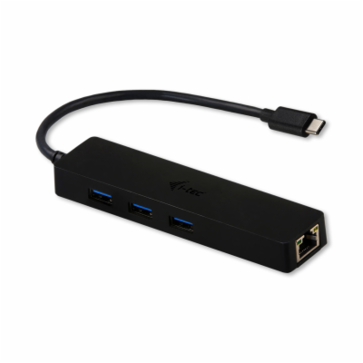 i-tec USB-C 3.1 Slim 3-portový HUB + RJ-45