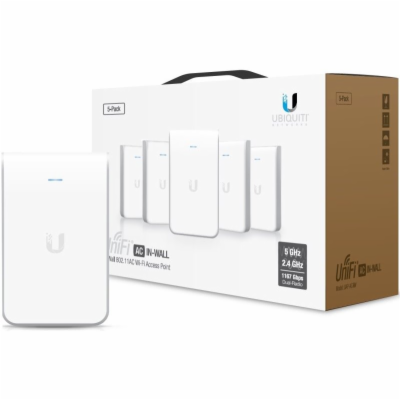 Ubiquiti UniFi AP AC In Wall, UAP-AC-IW, 5-Pack