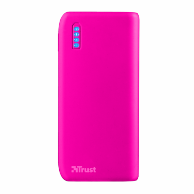 Trust Primo PowerBank 4400 Portable Charger - neon pink 2...