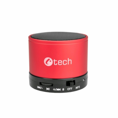 C-TECH SPK-04R repro, bluetooth, červené