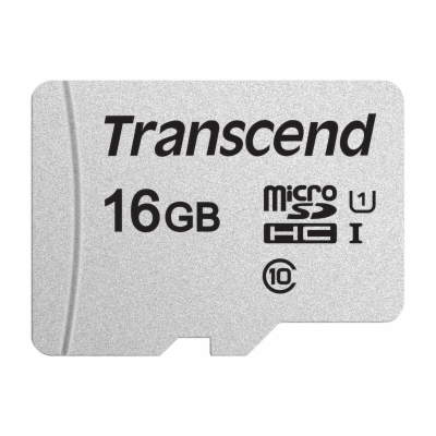 Transcend 16GB microSDHC 300S UHS-I U1 (Class 10) paměťov...