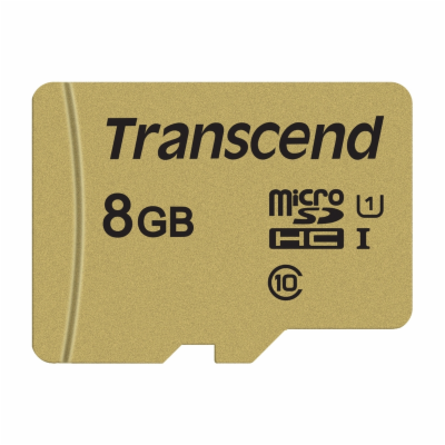 Transcend 8GB microSDHC 500S UHS-I U1 (Class 10) MLC pamě...